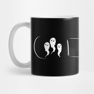 goth bandages Bandaid skull ghosts Mug